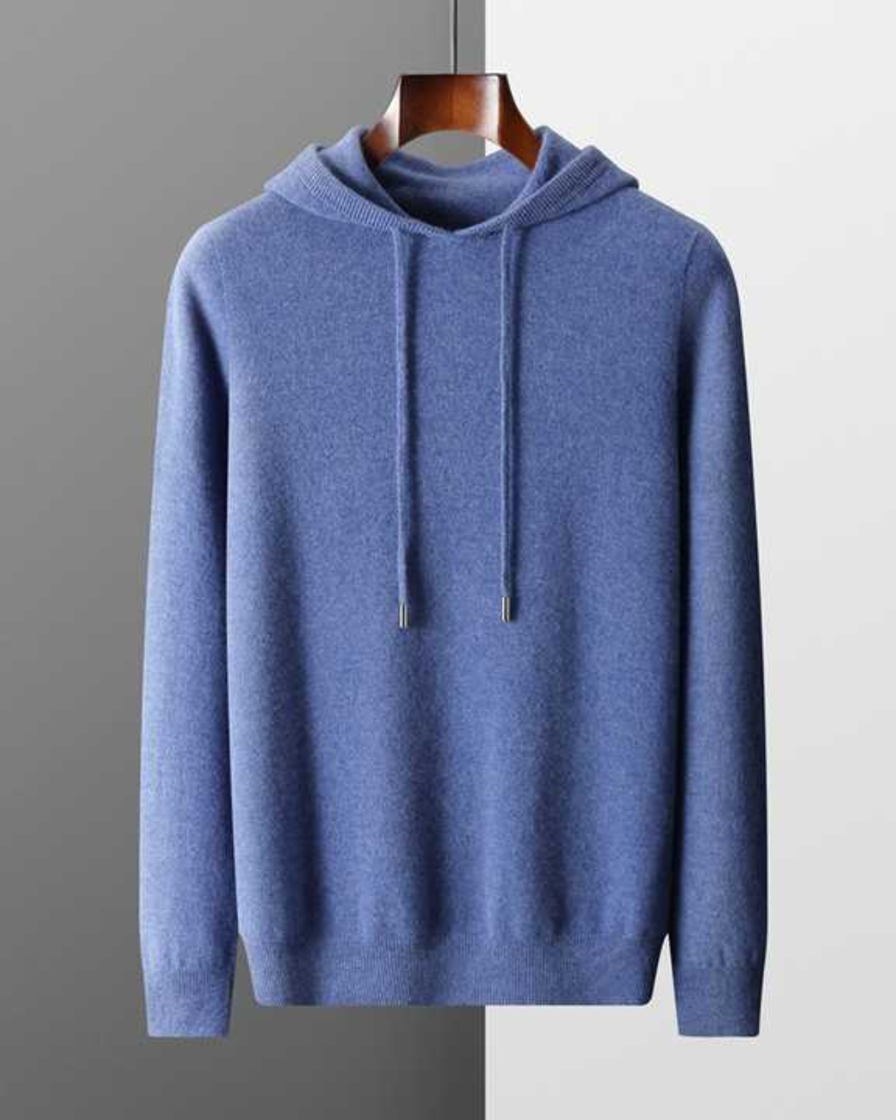 Canapa Cashmere Maglione con Cappuccio