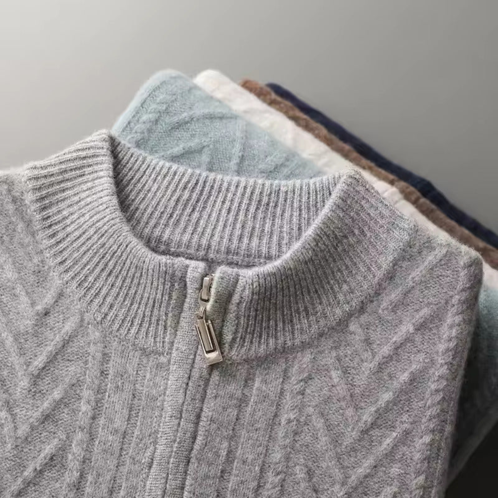 Gilet in Cashmere con Motivo Verona