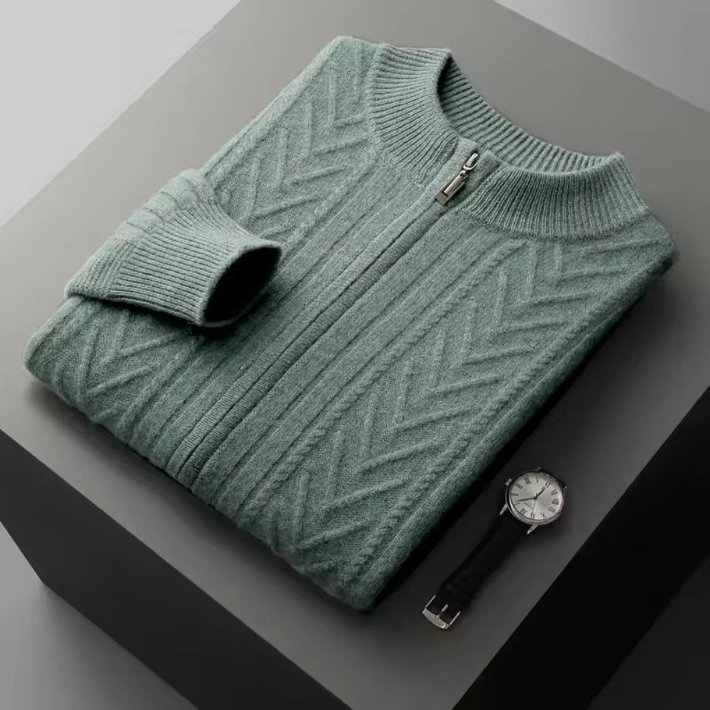 Gilet in Cashmere con Motivo Verona