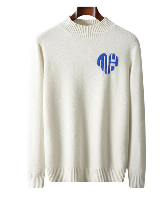 Maglione a Cuore in Cashmere Bora Bora
