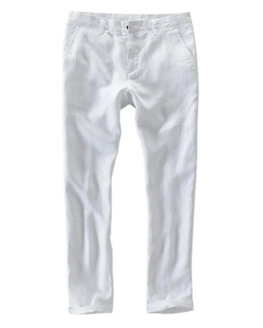 Pantaloni in Lino Mykonos