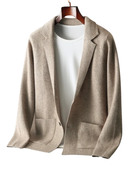 Cardigan con Bottoni in Cashmere Bacchus