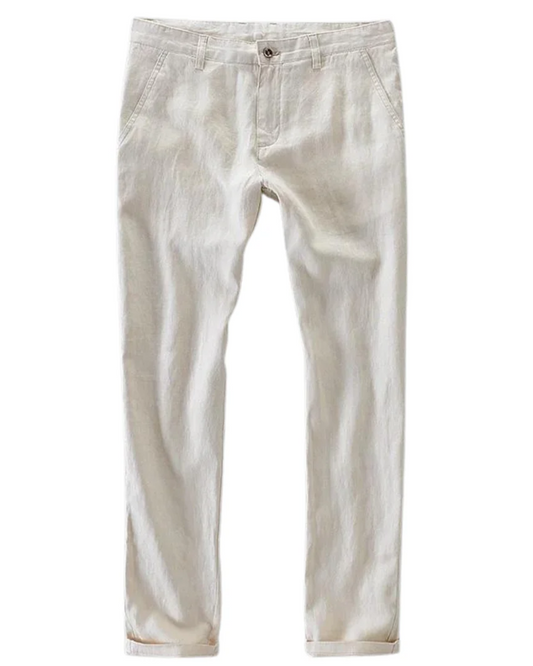 Pantaloni in Lino Mykonos