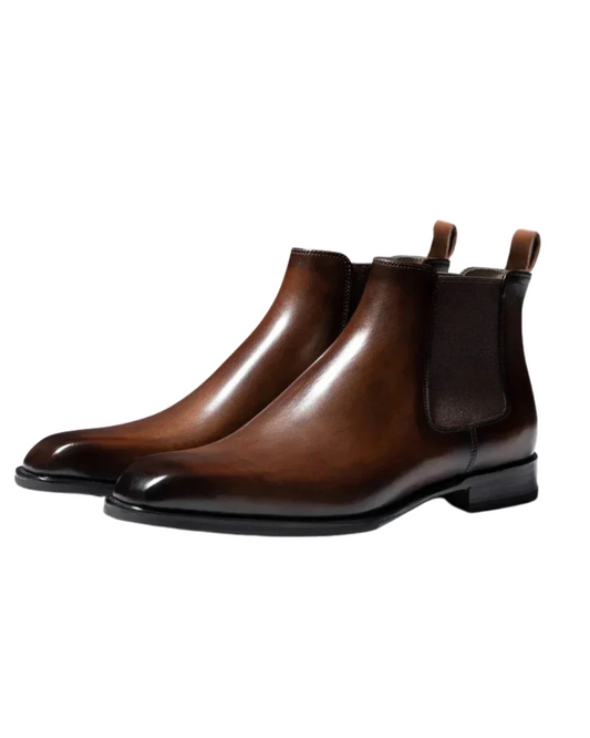 Stivali Chelsea in Pelle Percival