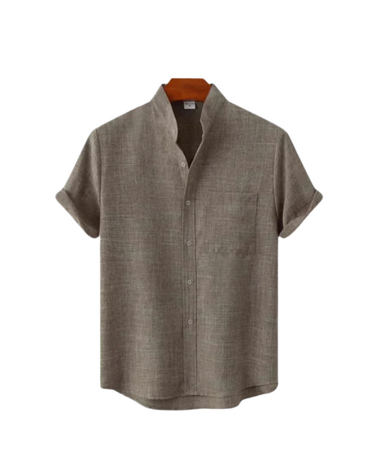 Camicia in Lino a Maniche Corte Venetië