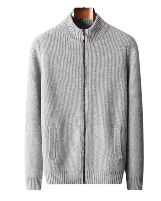 Gilet a Costine in Cashmere delle Seychelles